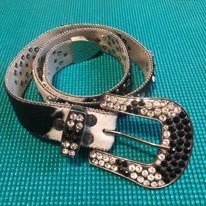 Rhinestone belt